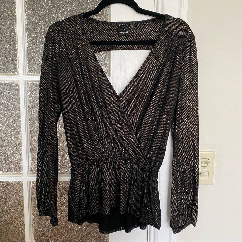 Ella Moss Peplum Blouse
